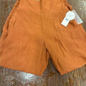 Orangy Brown Flowy Pants